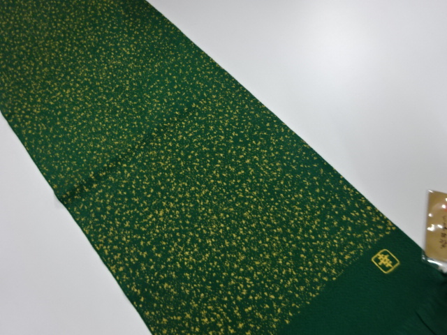 クリスマスセール大特価品　上質　未使用品　花井幸子　正絹　縮緬地　帯揚げ